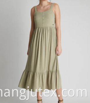 back slit long dress